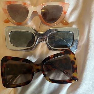 Set of 3 sunglasses